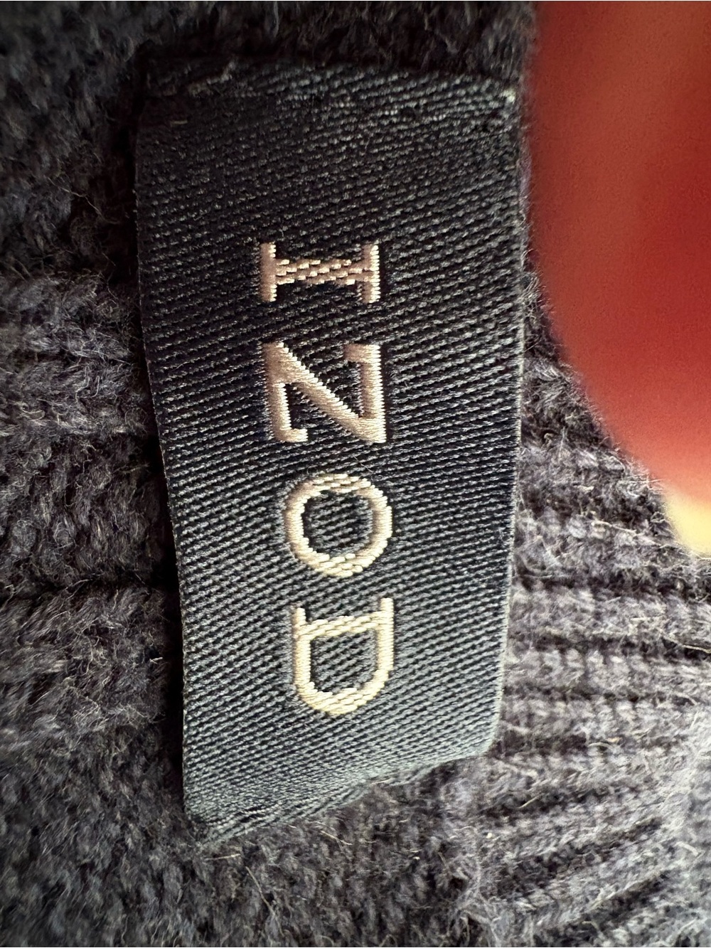 Unisex XL Cotton Navy Cable Knit Sweater - Classic Crewneck - Picture 7 of 8